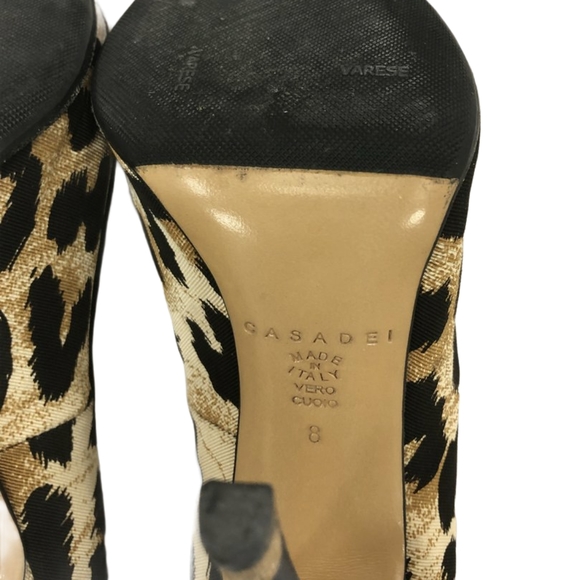 Casadei Leopard Print Heels - Picture 8 of 9